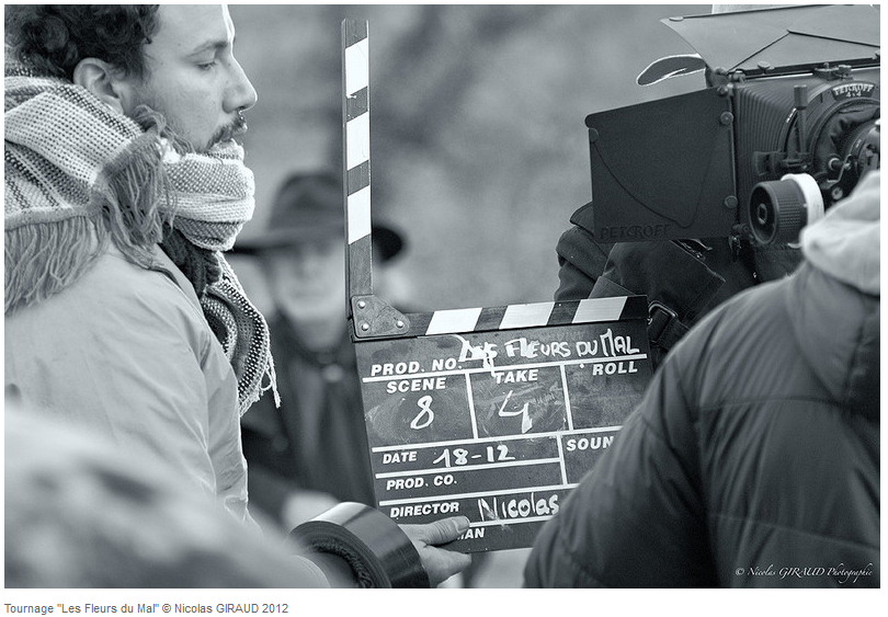 Tournage Les fleurs du mal